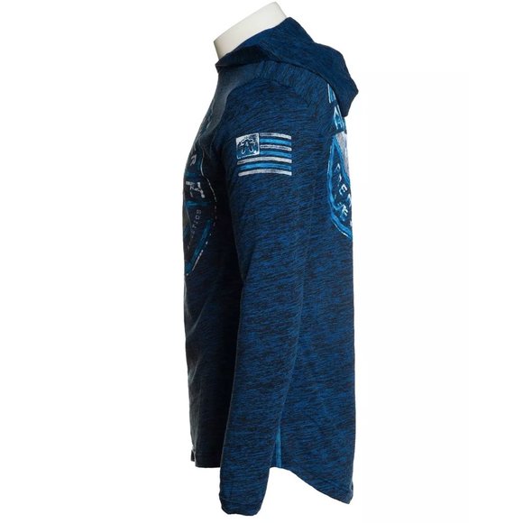 AMERICAN FIGHTER Men's T-Shirt L/S MACCARTHY HOOD - Picture 5 of 11